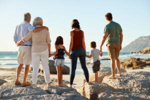 A three-generation family together by the sea, the Contributory Parent temporary visa 173 stages the journey to permanent residency